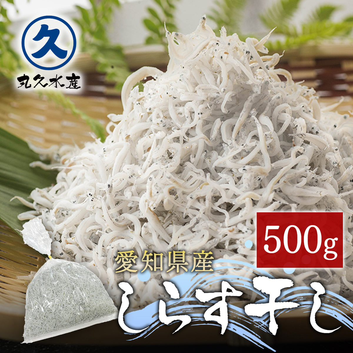 しらす しらす干し 500g 袋入 — 丸久水産